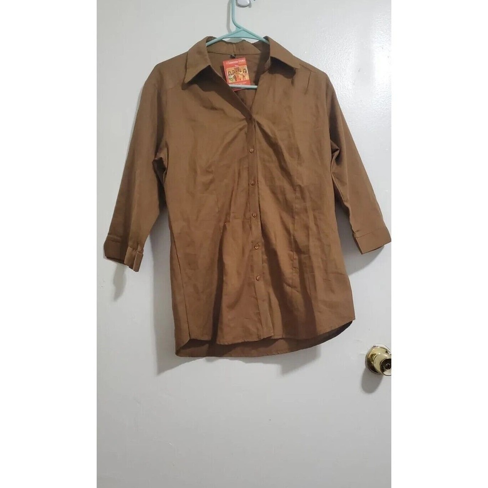 Saravana Stores Ladies Formal Shirt 619 Brown 3XL